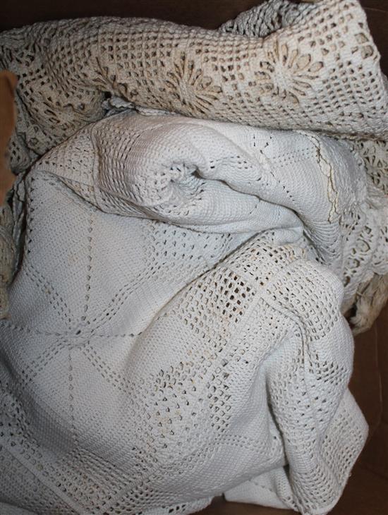 2 crochet bedspreads
